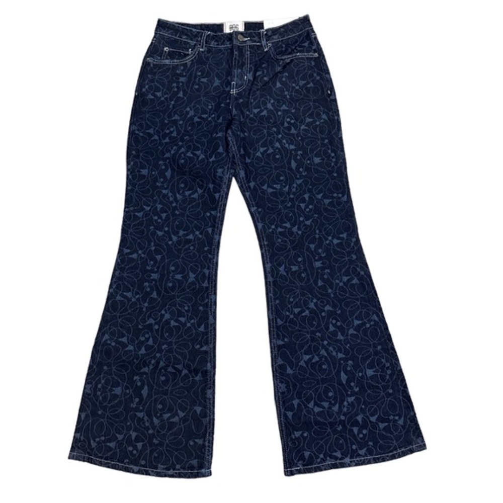 Urban Outfitters‎ BDG Low Rise Flare Jeans Women’s Size 29 Dark Wash Print
